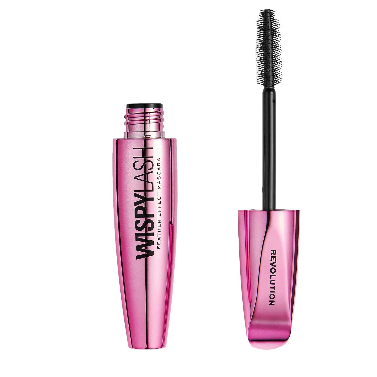 Revolution Beauty London Wispy False Lash Mascara - Angled Brush for Fast-Drying, Natural Look, Black | Perfect for Everyday Wear, Date Night & Special Occasions