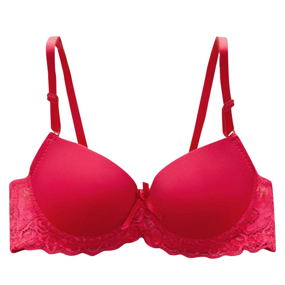 Xoxing Plus Size Lingerie for Women - Sexy Lace Push Up Bra & Cami Crop Top Set - Comfortable Underwear for Date Night & Special Occasions