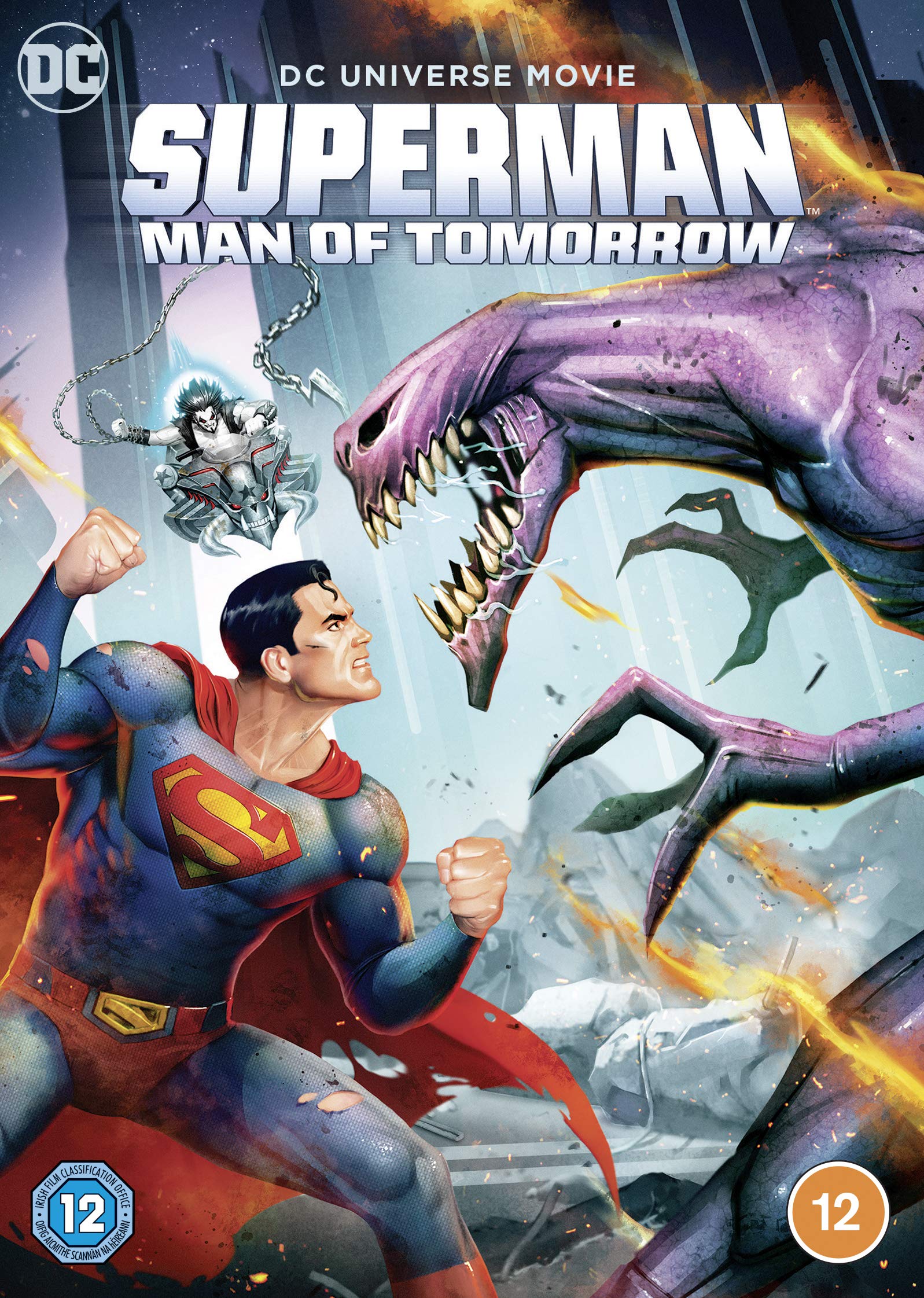 Superman: Man of Tomorrow (2020) DVD - Action Animated Movie, DC Comics Superhero Film - Perfect for Movie Nights & Superhero Fans