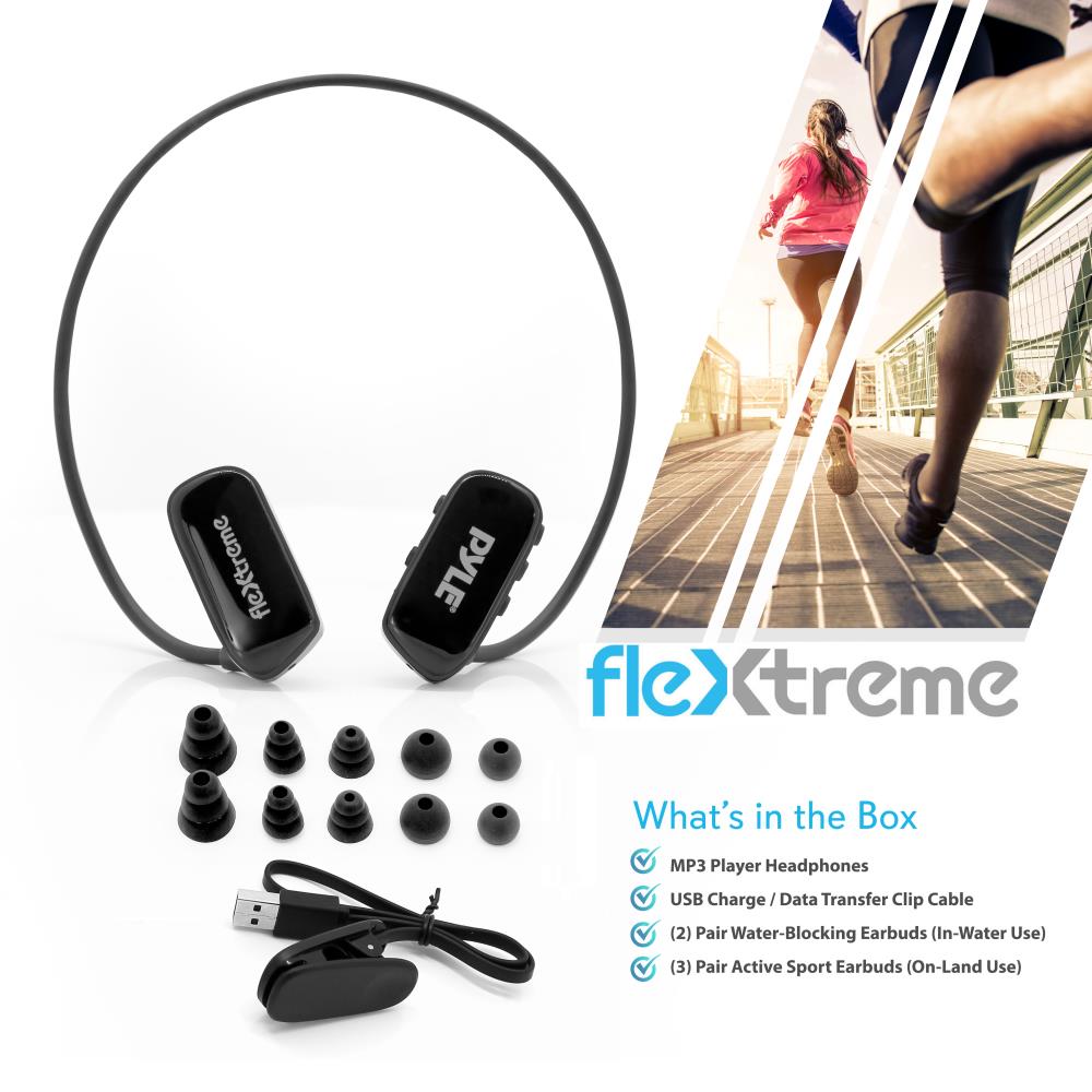 Wireless Bluetooth Waterproof MP3 Player for Swimming, Running & Outdoor Sports - Sweatproof & Shockproof Music Player with 8GB Storage