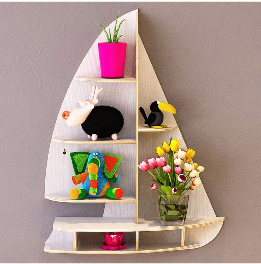 Antique Wood Floating Shelf with Jute Rope - Rustic Wall Mounted Storage Shelf for Bedroom, Living Room & Kitchen - Perfect for Displaying Photos, Books & Decorative Items
