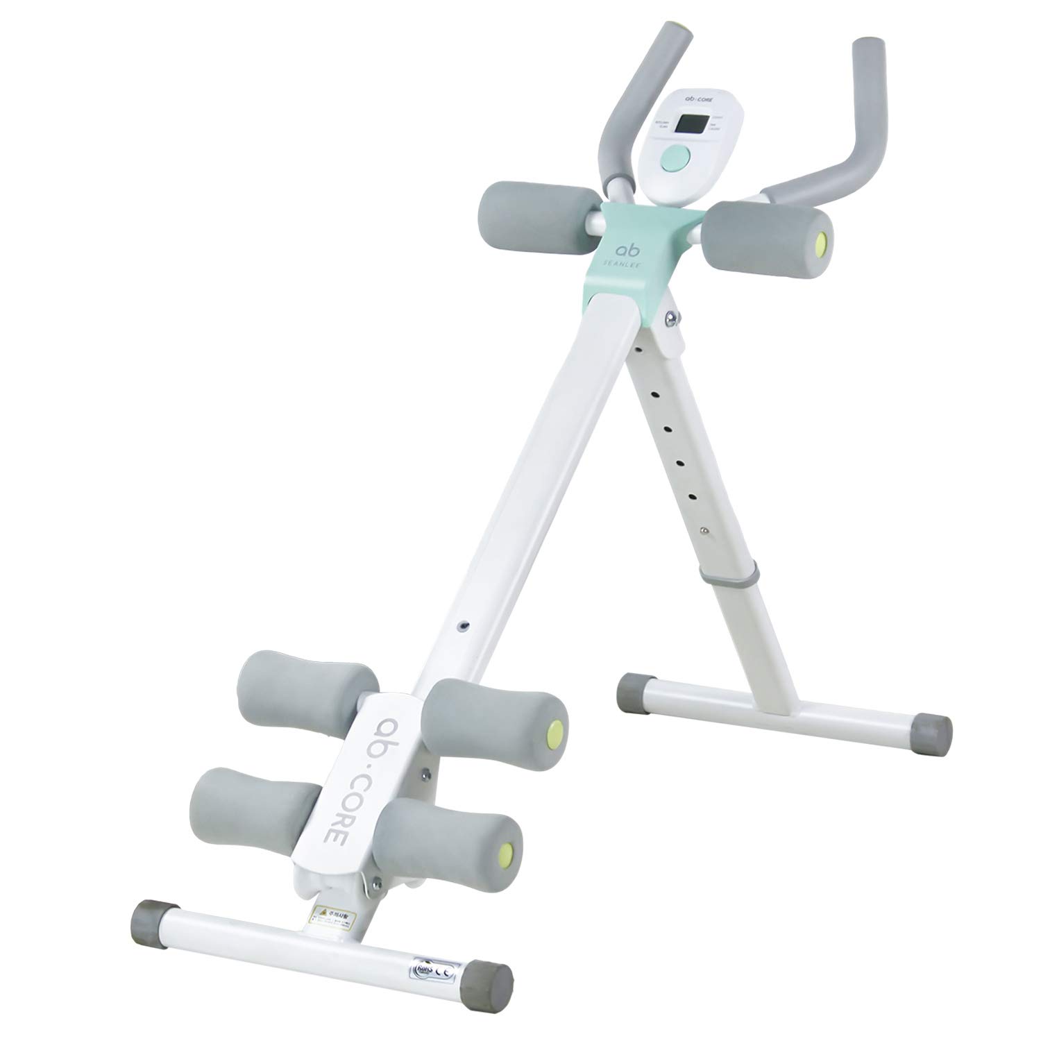 LeikeFitness Adjustable Ab Trainer Machine for Core, Waist, Legs & Thighs - LCD Monitor Workout Equipment for Home Gym | Full Body Toning & Butt Shaping Exercises