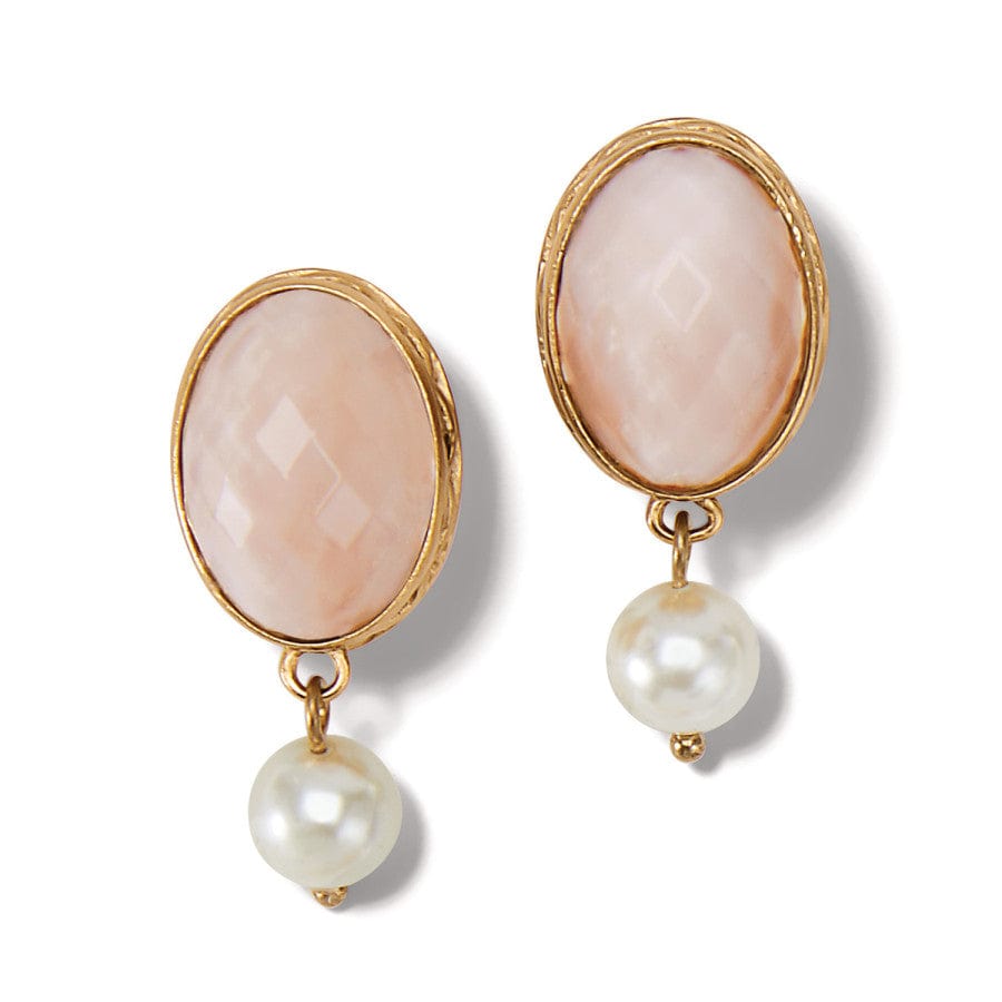 Pink Moon Leverback Earrings for Women - Dainty Rose Gold Hoop Earrings with Secure Leverback Closure | Perfect for Date Night, Weddings & Everyday Wear