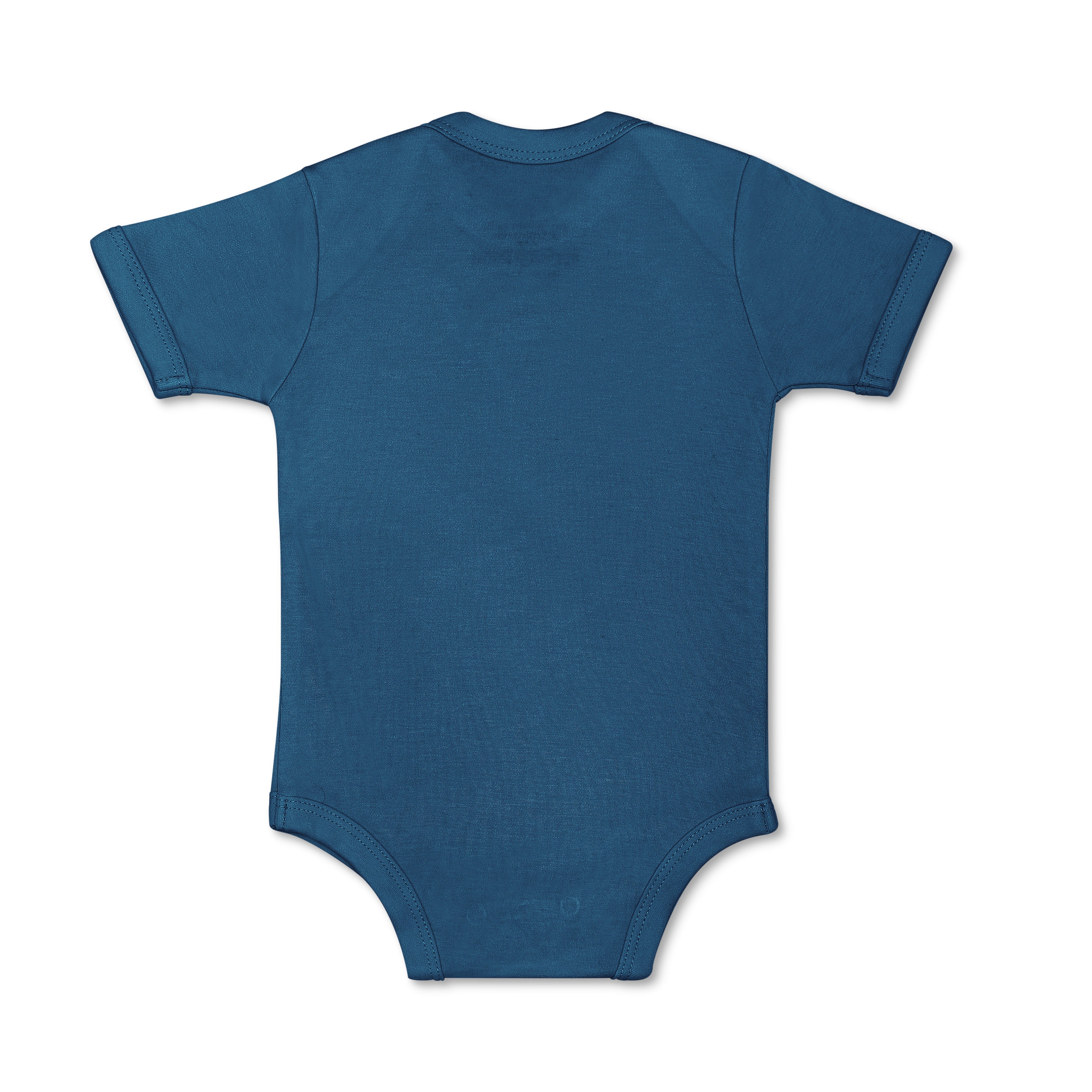 Organic Bamboo Blend Baby Onesie - Soft & Breathable Unisex Bodysuit for Newborns & Infants - Perfect for Playtime, Sleep & Everyday Comfort - Marine Blue