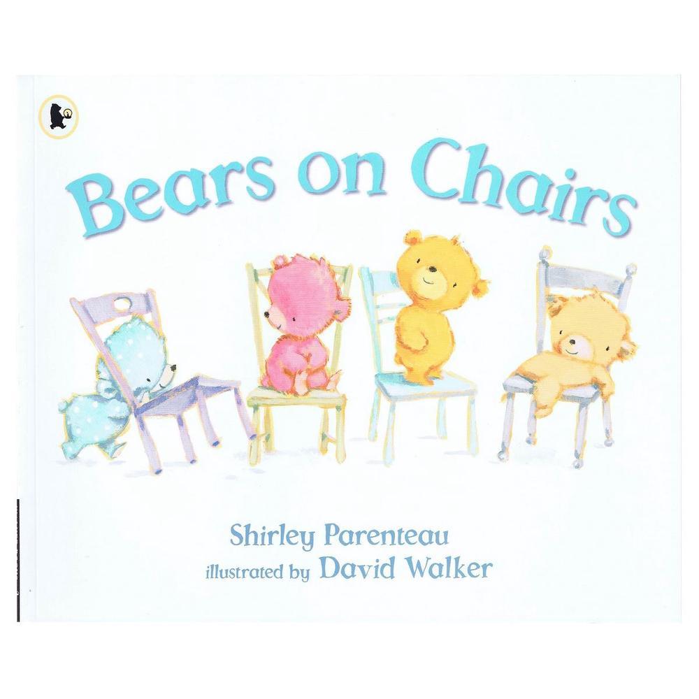 Bears on Chairs - Cute Plush Teddy Bears for Kids & Nursery Decor | Perfect for Gifts, Playtime & Cozy Bedroom Decorations