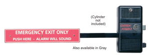 Detex ECL 600 Fire Rated Exit Alarm Device - Emergency Exit Door Alarm for Commercial Buildings & Schools - Perfect for Fire Safety Compliance & Security Systems