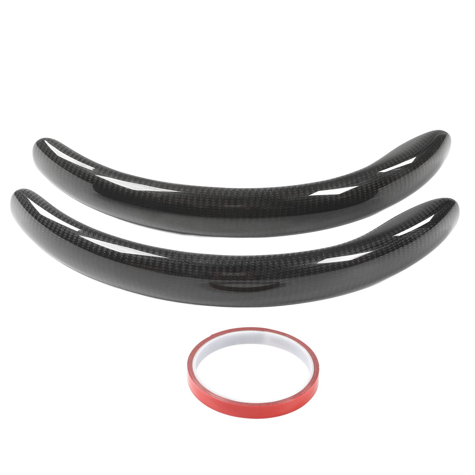 2PCS Dry Carbon Fiber Steering Wheel Panel Cover Trim Replacement for Mercedes Viano 2012-2016 - Upgrade Interior, Enhance Grip & Style for Luxury Van Driving Experience