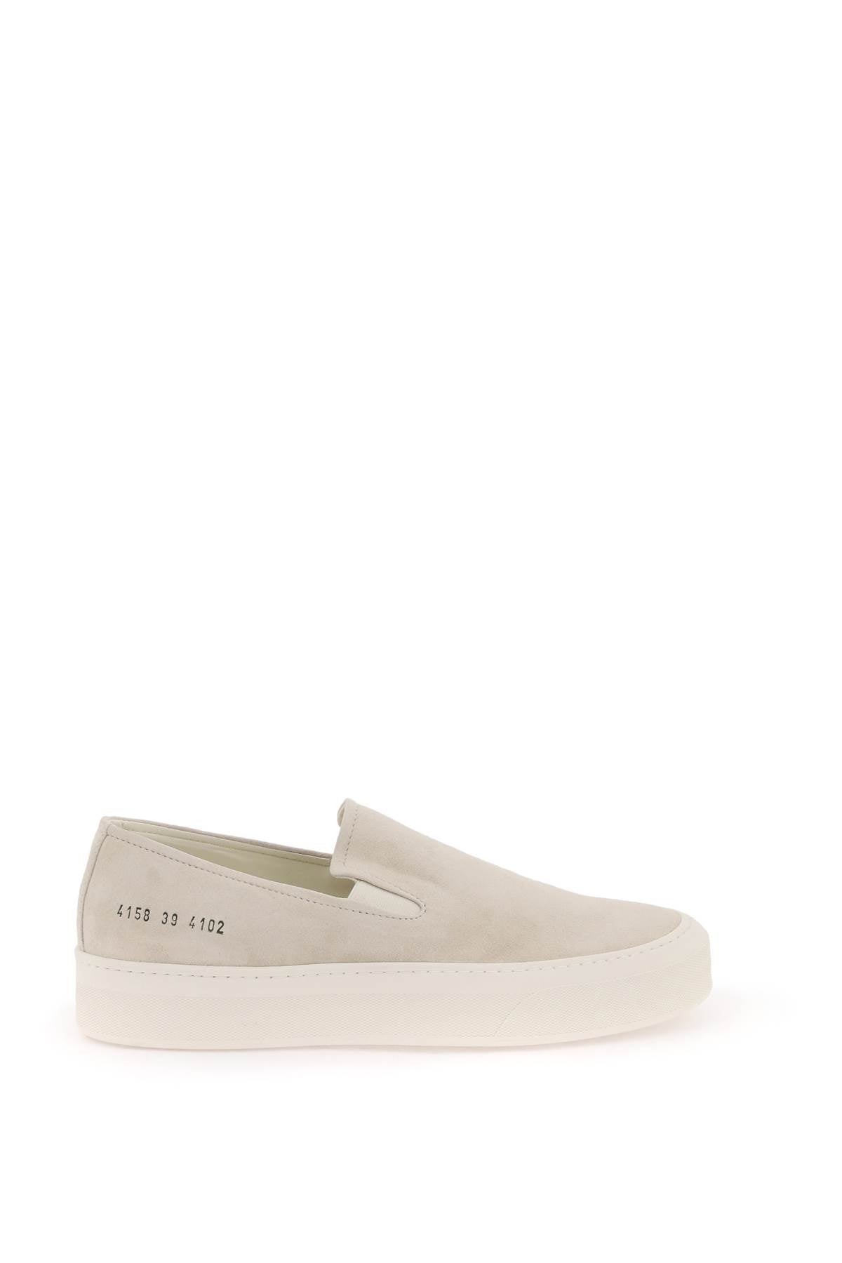 Common Projects Slip-On Sneakers - Minimalist Leather Shoes for Men & Women | Casual Comfort for Everyday Wear, Office & Travel