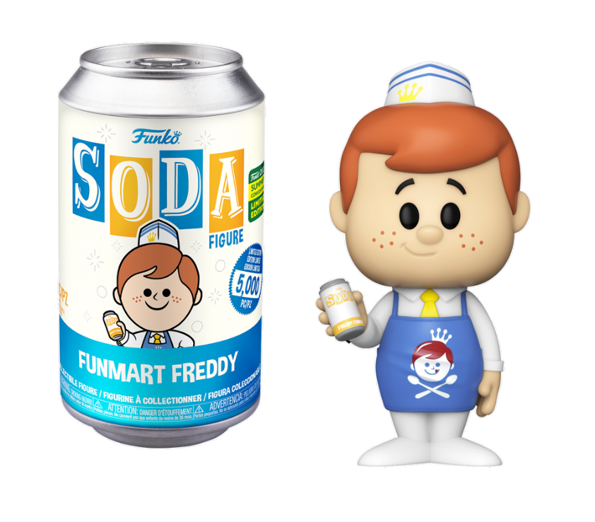 Funko Pop! Vinyl Figure - Freddy Funko SDCC 2024 Exclusive Soda Can Collectible | Limited Edition Comic-Con Merchandise for Display & Gifts
