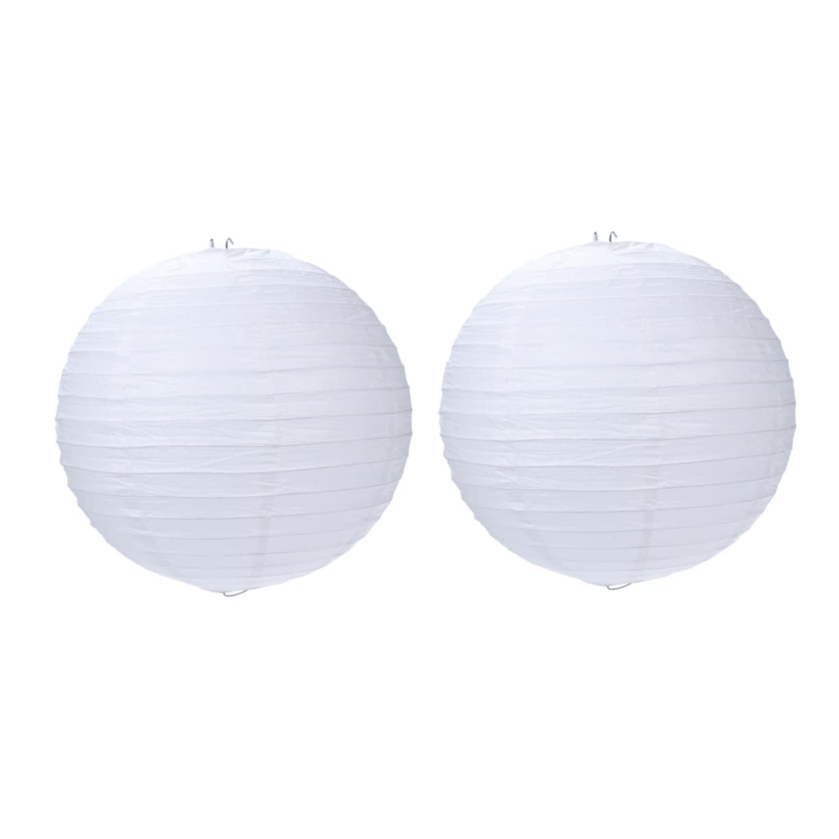 6 Pack White Paper Lanterns - Chinese Decorative Hanging Lanterns for Home, Party & Wedding Decor | Foldable Origami Style for Indoor & Outdoor Use