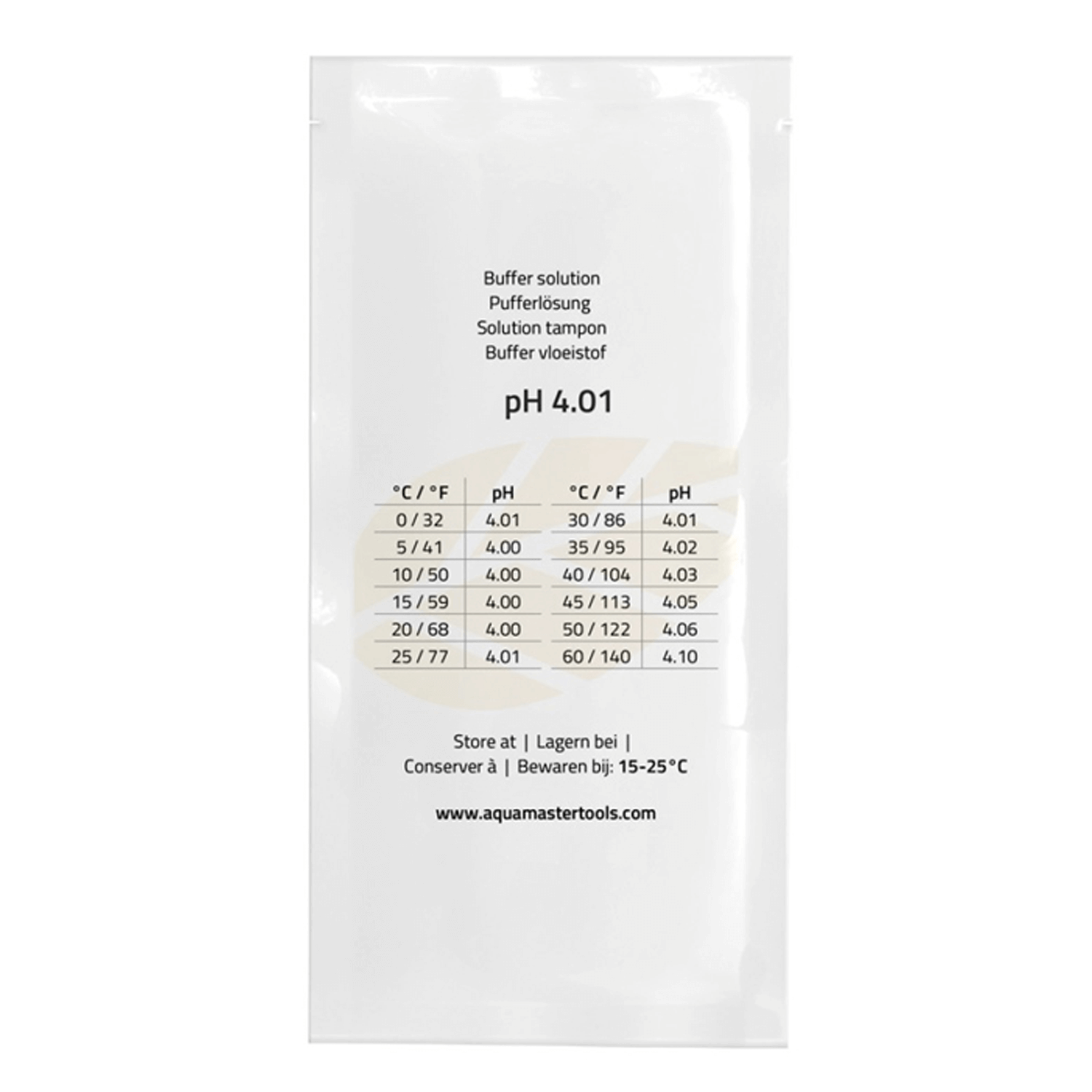 Aqua Master pH 7.00 Calibration Solution - 20ml Sachet Pack for Water Testing | Perfect for Aquariums, Pools, and Hydroponics Systems