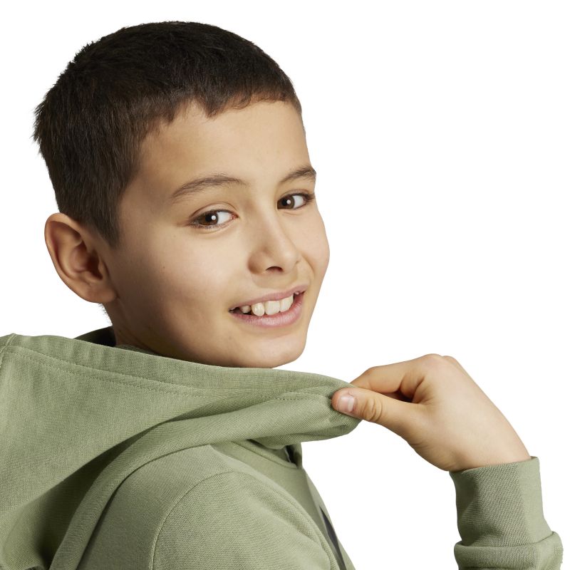 Adidas Boys' Two-Tone Big Logo Essentials Hoodie - Comfortable & Stylish Pullover for School, Sports & Casual Wear
