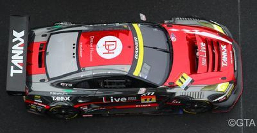 1:43 Scale GAINER TANAX GT-R No.11 GT300 Super GT 2023 Diecast Model Car - Ryuichiro Tomita, Keishi Ishikawa, Yusuke Shiotsu - Collectible Racing Car for Display & Japanese Motorsport Fans