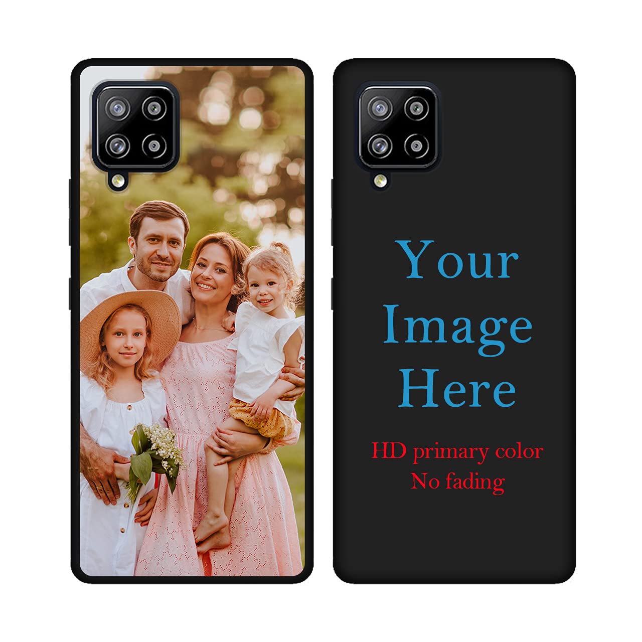 Custom Samsung Galaxy A42 5G Phone Case - Personalized Photo/Text/Name Cover | Anti-Scratch, Shock-Resistant Soft TPU Protective Case (Black) | Perfect for Everyday Protection & Unique Gifts