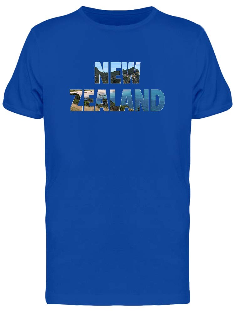 Smartprints New Zealand Cool Travel Lovers T-Shirt for Men - Comfortable Casual Tee for Vacation, Road Trips & Adventure Travel