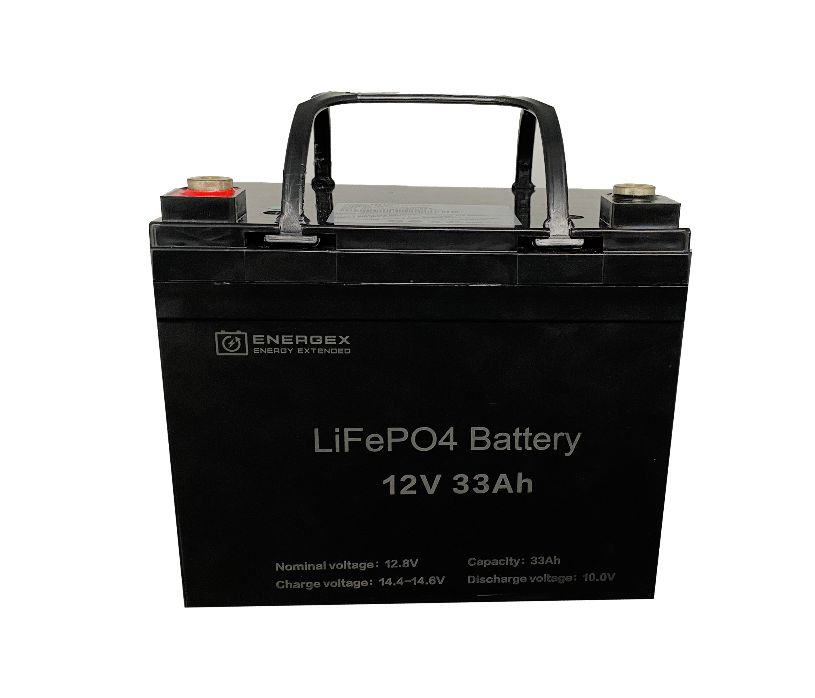 Energex 12.8V 33Ah LiFePO4 Lithium Battery - Deep Cycle Rechargeable Power for Solar Systems, RVs, Marine & Off-Grid Applications