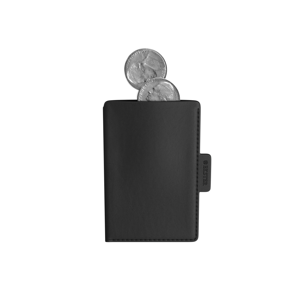 Premium Leather Coin Pouch Wallet - Small Metal Money Holder for US Coins, Quarters & Cash - Perfect for Travel, Vending Machines & Collectors