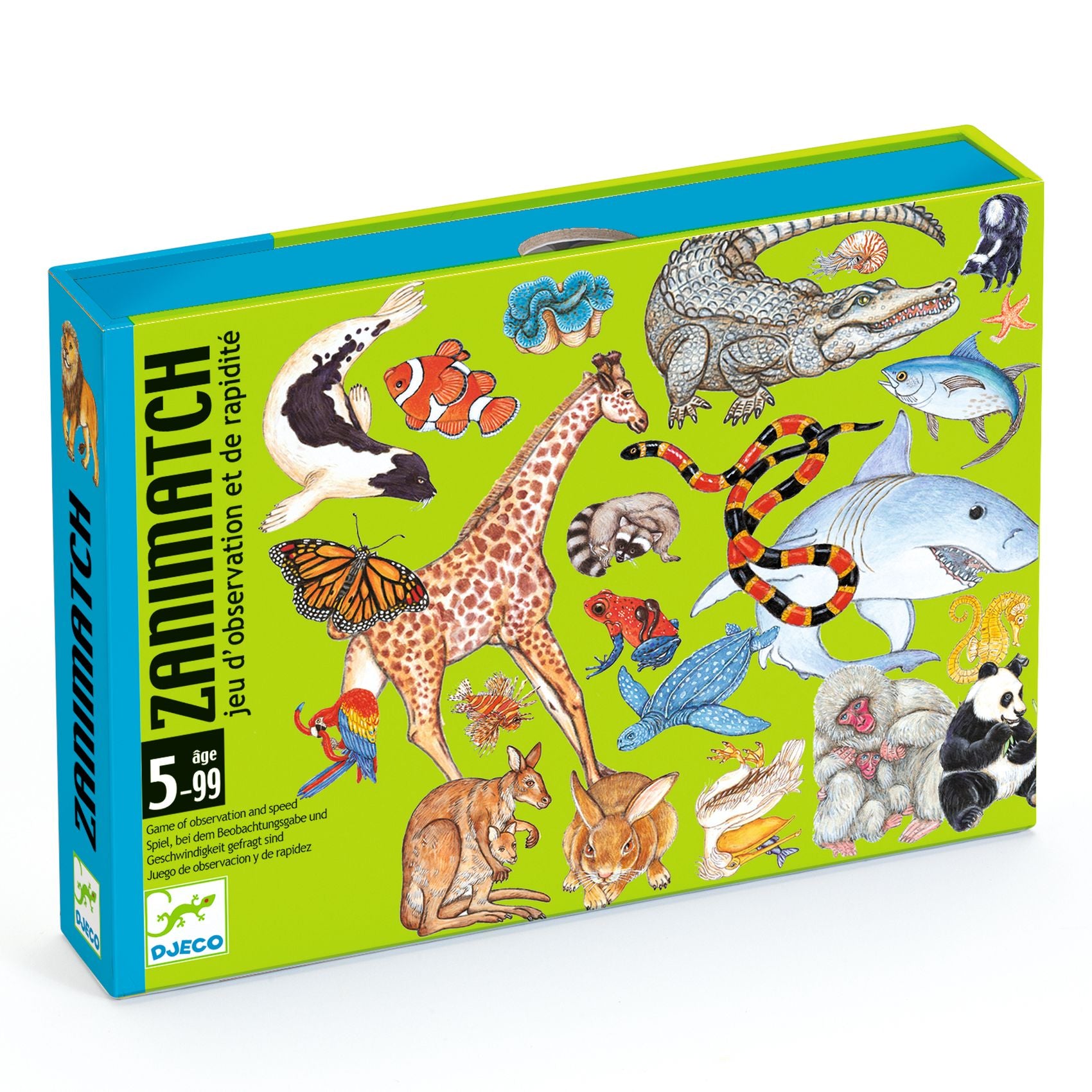 Zanimatch Family Board Game - Fun Matching Card Game for Kids & Adults - Perfect for Family Game Nights, Parties & Travel