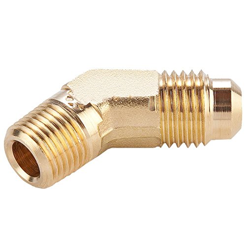 Parker 159F-5-2 45 Degree Brass Flare to Pipe Fitting - 5/16