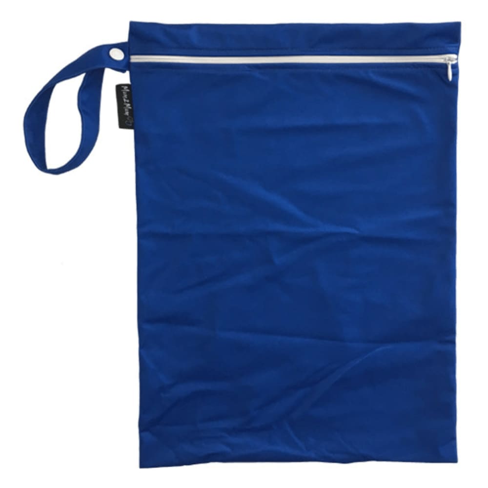 Mum2Mum Waterproof Wet Bag for Baby Clothes & Swimwear - Royal Blue - Perfect for Diaper Storage, Pool Trips & Daycare Essentials