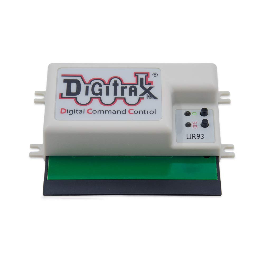 Digitrax UR93 Duplex Radio Transceiver DGTURUR93 - Professional 2-Way Radio System for Model Trains & Railroads - Perfect for Train Enthusiasts, Railroad Operators & Hobbyists