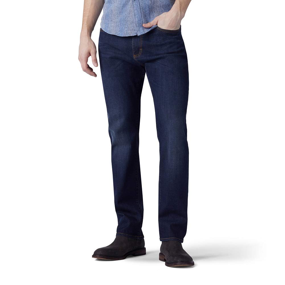 Lee Men's Big & Tall Extreme Motion Athletic Taper Jean - Stretch Denim Pants for Active Lifestyles | Comfortable Work & Casual Wear for Tall Men