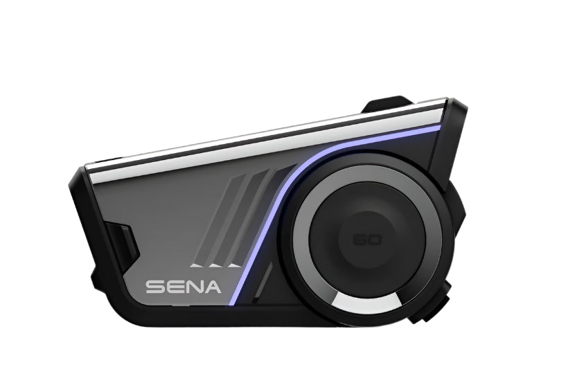 Sena 60S Bluetooth Mesh Headset & Universal Intercom for Motorcycle Communication - Perfect for Group Rides, Touring & Adventure Biking