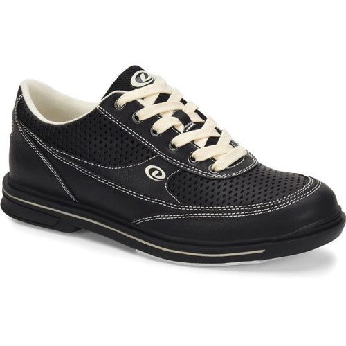 Dexter Turbo Pro Men's Bowling Shoes - Black & Cream - Comfortable & Durable for League Play & Tournaments