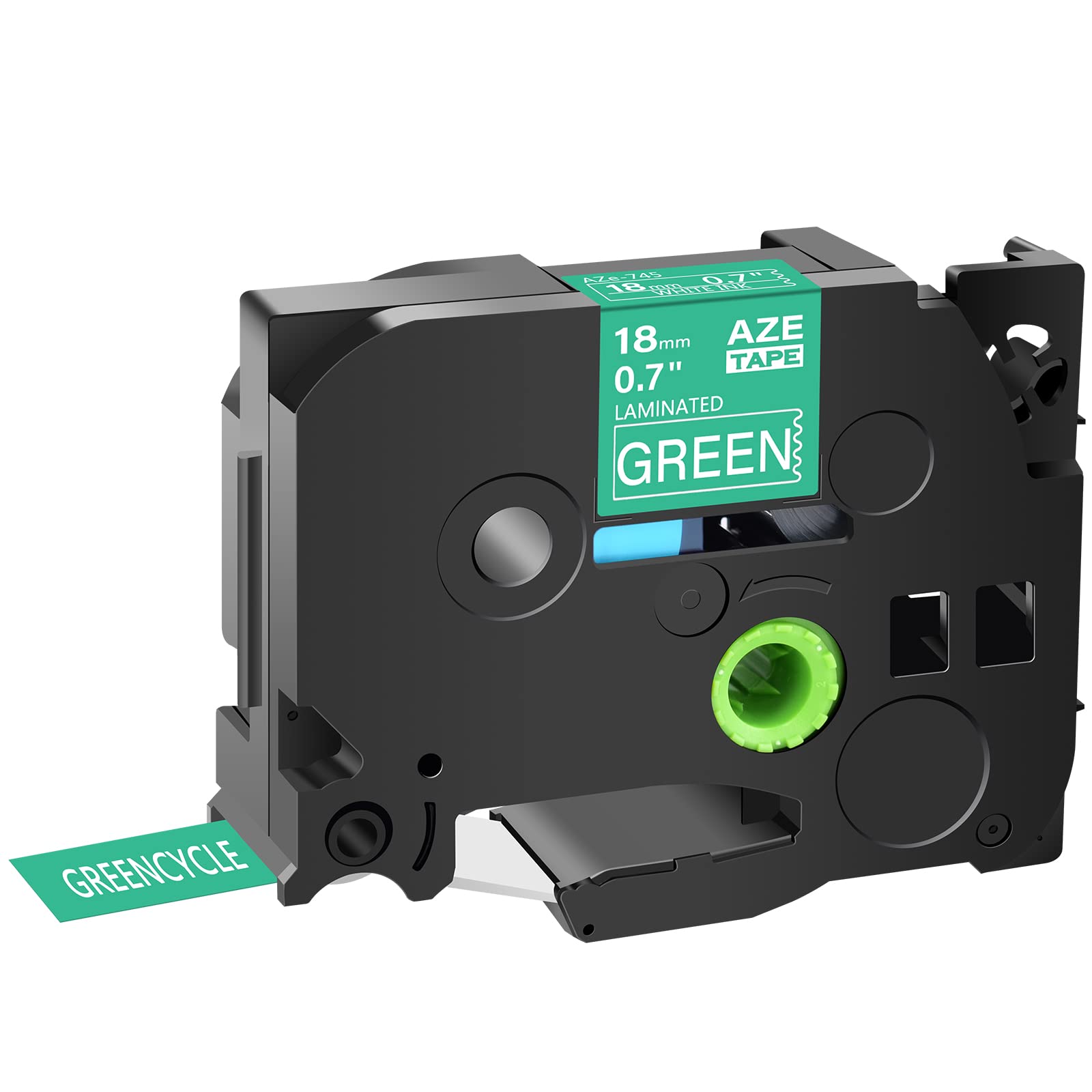 GREENCYCLE Compatible Brother TZe-745 Label Tape - 18mm (0.7 Inch) 3/4