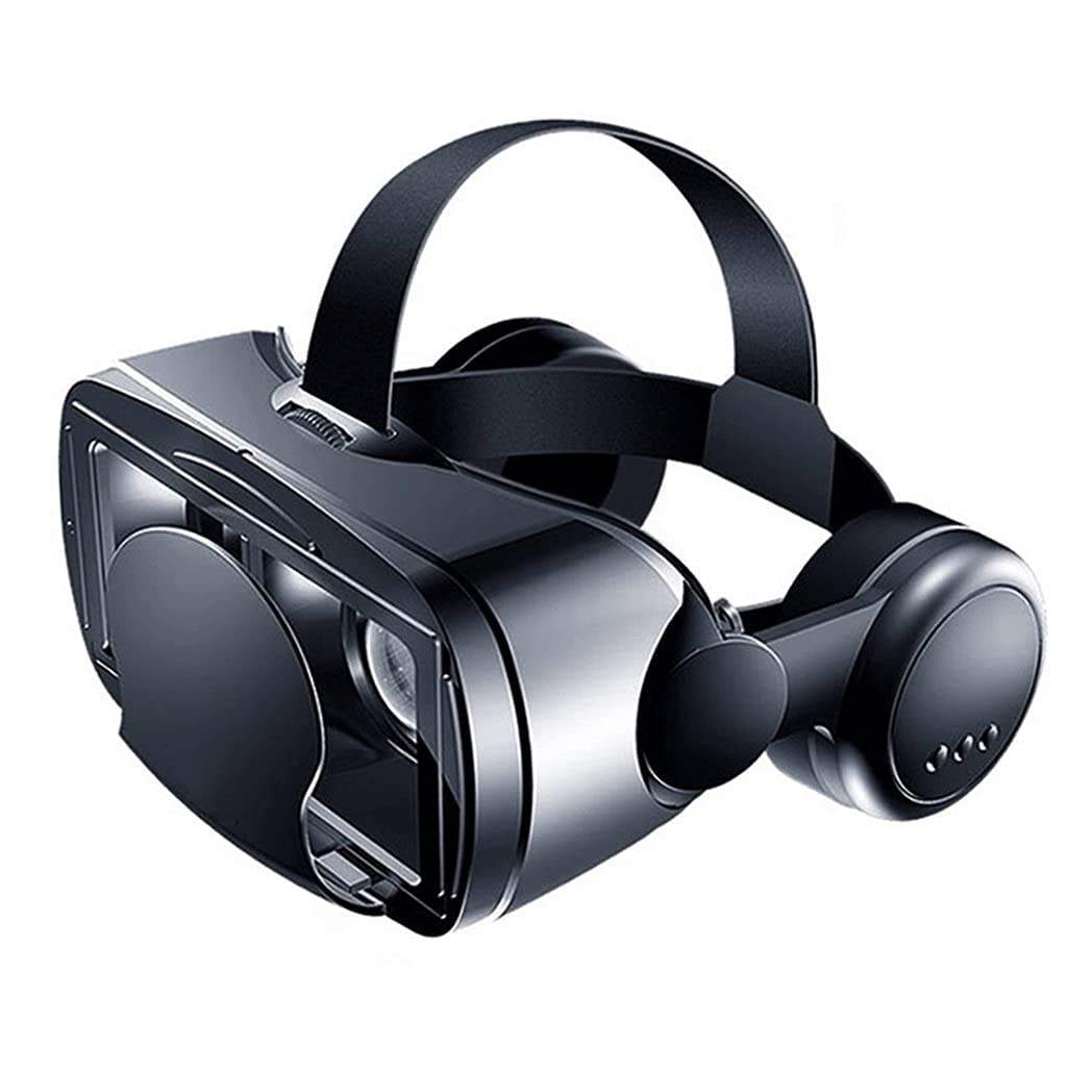 YDK Universal VR Headset - 3D Virtual Reality Goggles for Movies & Games | Compatible with Android & iOS | Perfect for Home Entertainment, Gaming & Travel