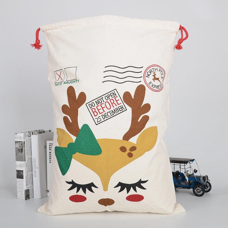 North Pole Express Santa Sack - Large Christmas Gift Bag for Kids & Adults - Perfect for Holiday Stocking Stuffers, Secret Santa Gifts & Festive Party Favors