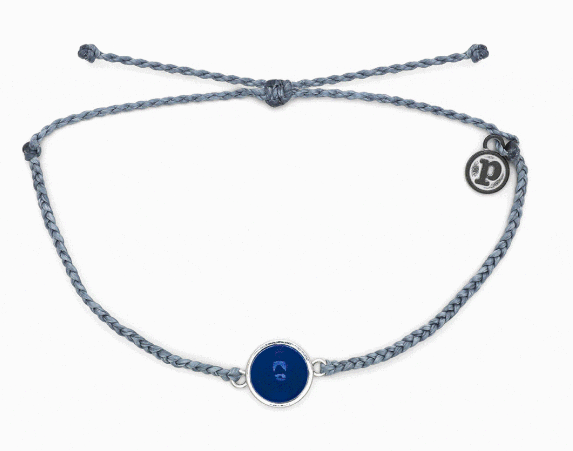 Silver Blue Mood Charm Bracelet for Women - Adjustable Beaded Jewelry for Everyday Wear, Gift Giving & Special Occasions