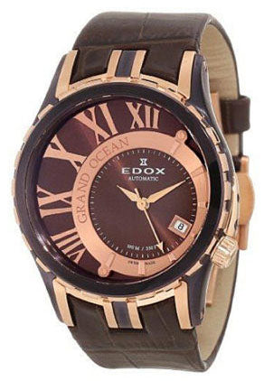 Edox Grand Ocean Date Automatic Men's Watch 37008 357BR BRIR - Luxury Dive Watch for Swimming, Snorkeling & Formal Occasions