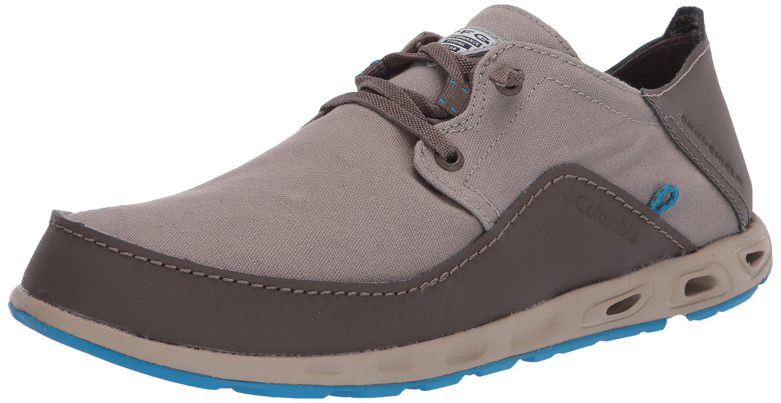 Columbia Men's Bahama Vent PFG Lace-Up Boat Shoes - Breathable & Comfortable Slip-Resistant Deck Shoes for Fishing, Boating & Outdoor Activities