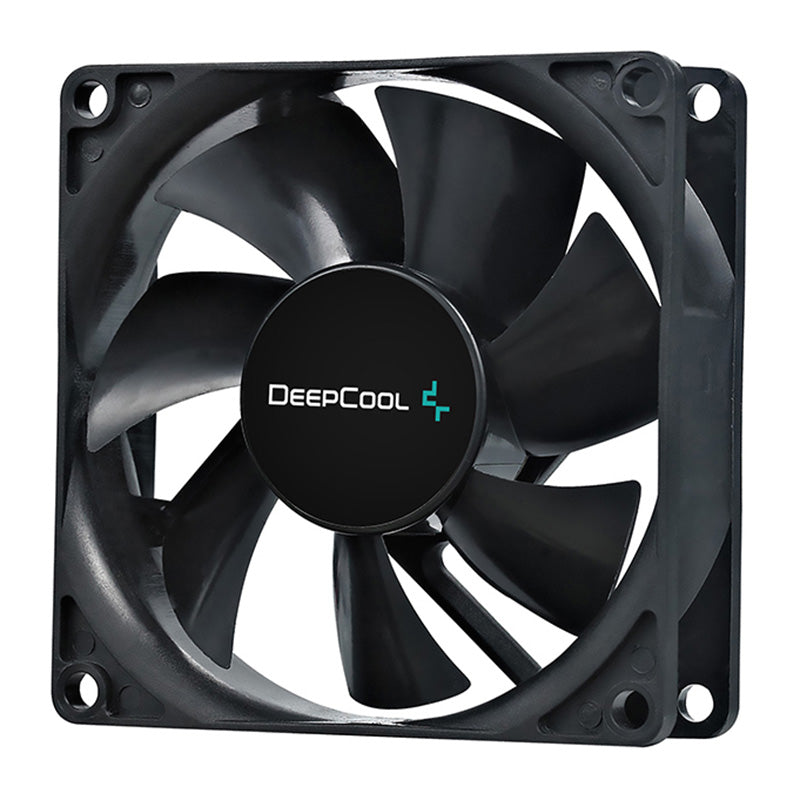 80mm Hydro Bearing PC Case Fan with Molex Connector - Ultra Quiet 20dB - Ideal for Gaming PC, Computer Case Cooling & Server Cooling (Model: DP FDC XF80)