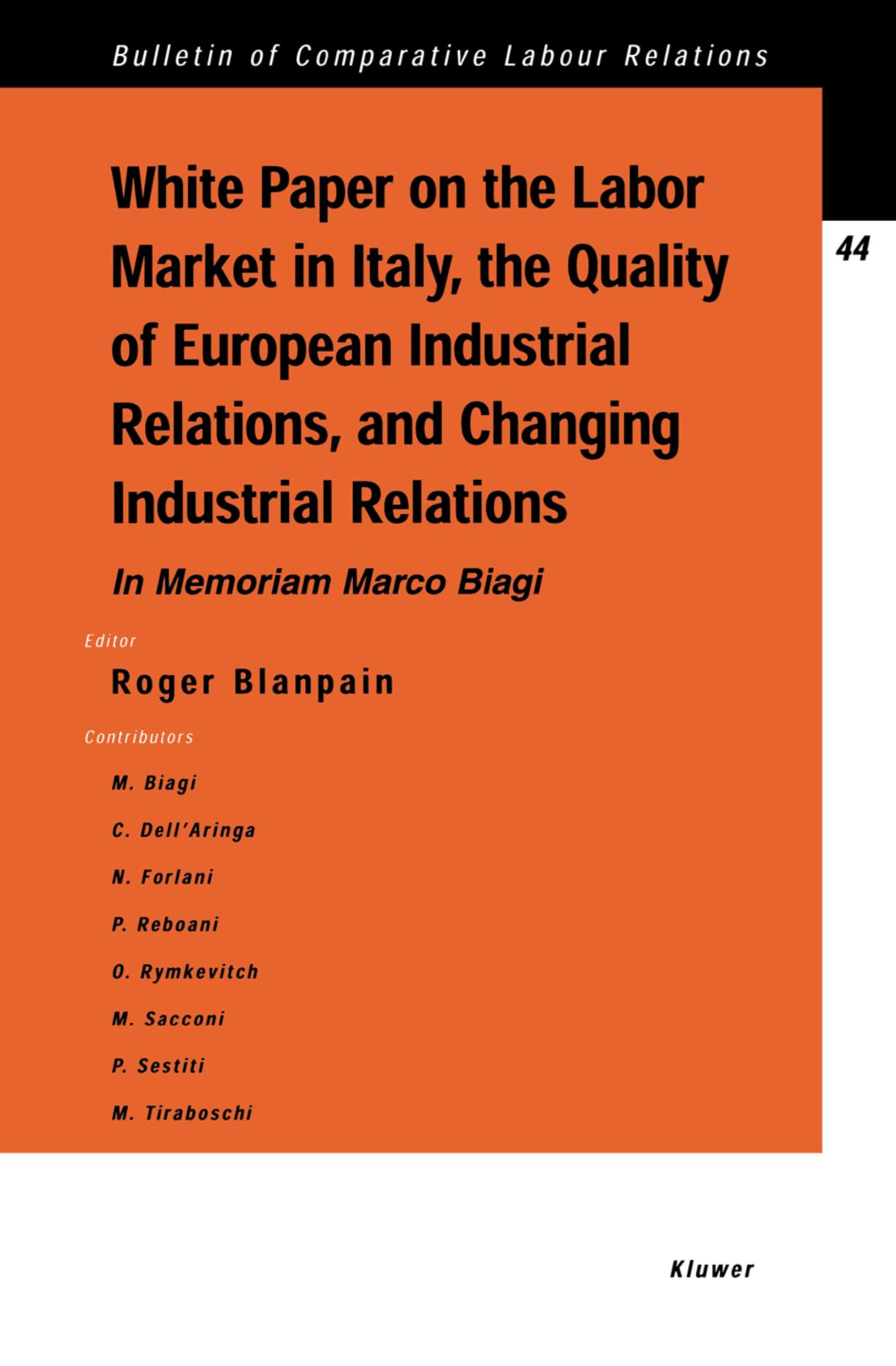 White Paper on Italy's Labor Market - Comparative Analysis & Trends | Workplace Research & Policy Insights for HR Professionals