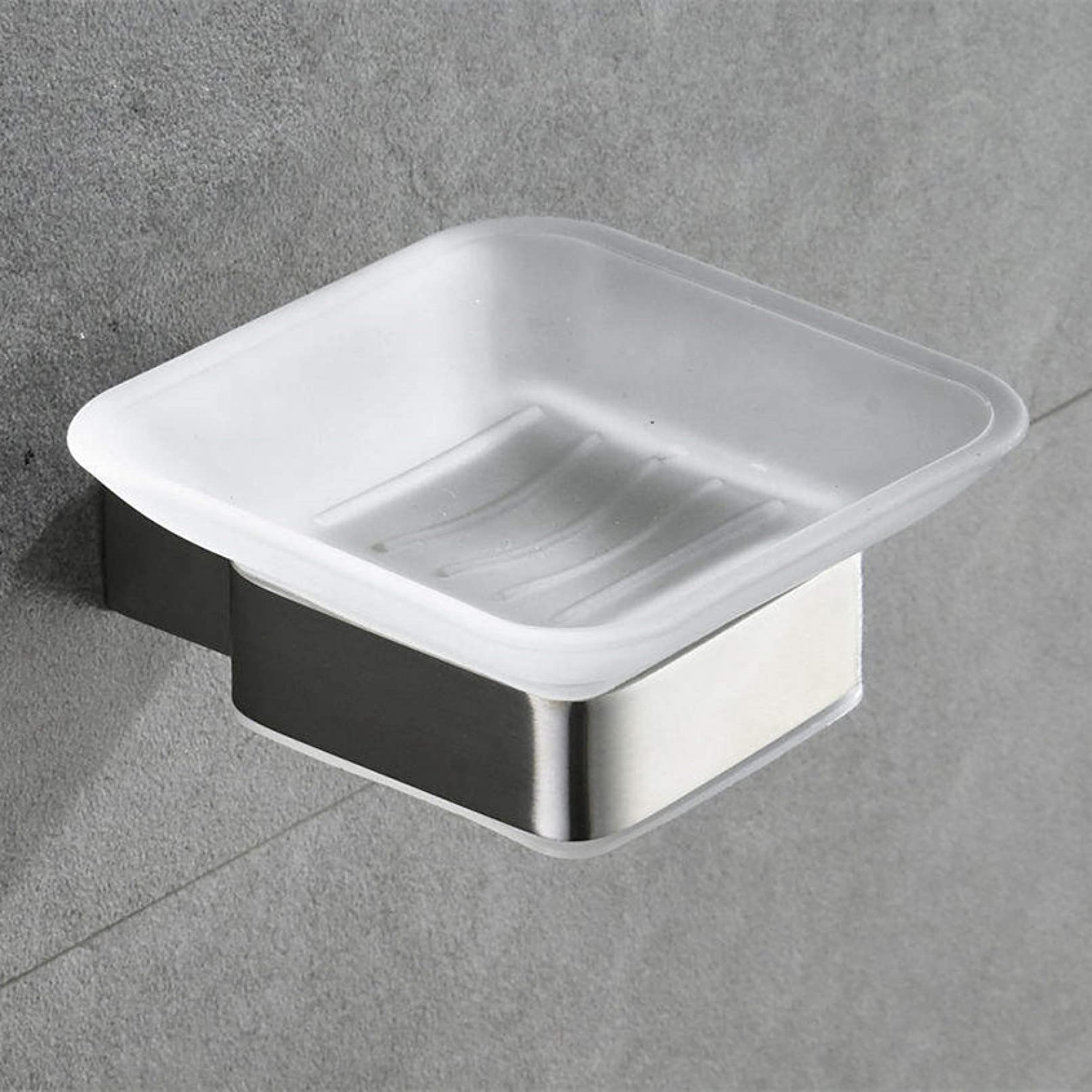 Black Wall Mounted Soap Dish - Bathroom Accessory for Shower & Sink