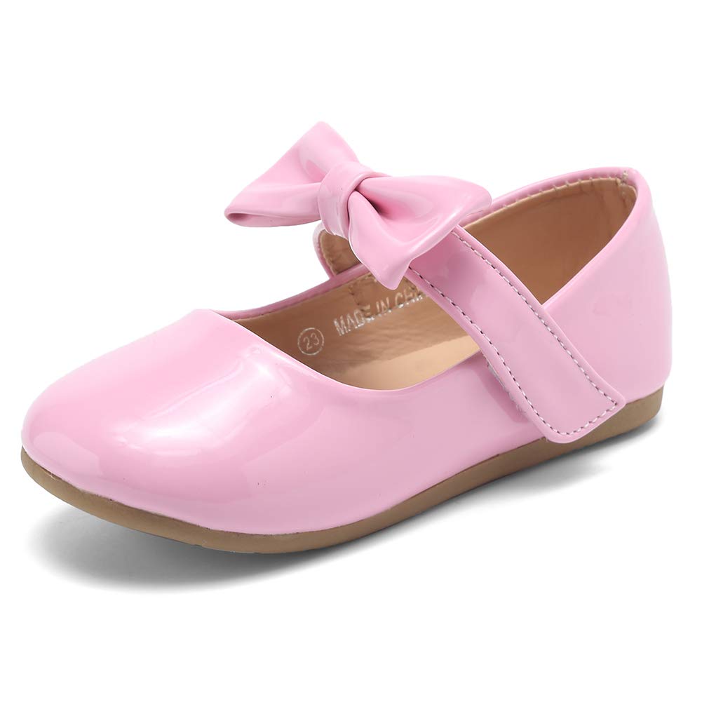 **Toddler Girls' Ballerina Flat Shoes - Mary Jane Dress Shoes for Toddlers | Comfortable & Stylish for Parties, School & Special Occasions**