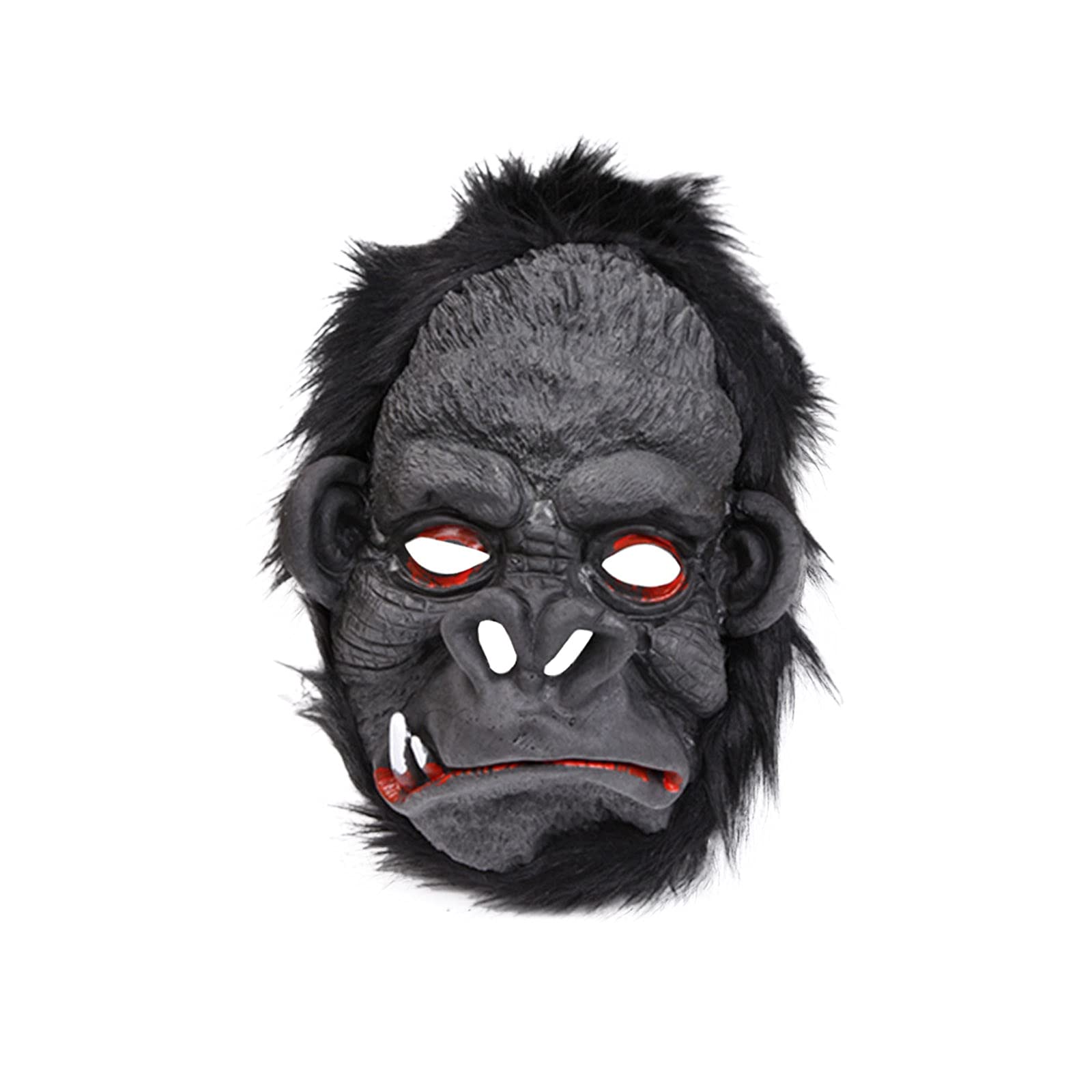 Scary Halloween Party Masks - 9-Pack Horror Big Eared Orangutan Animal Masks for Adults & Kids | Perfect for Halloween Costumes, Cosplay, and Spooky Parties