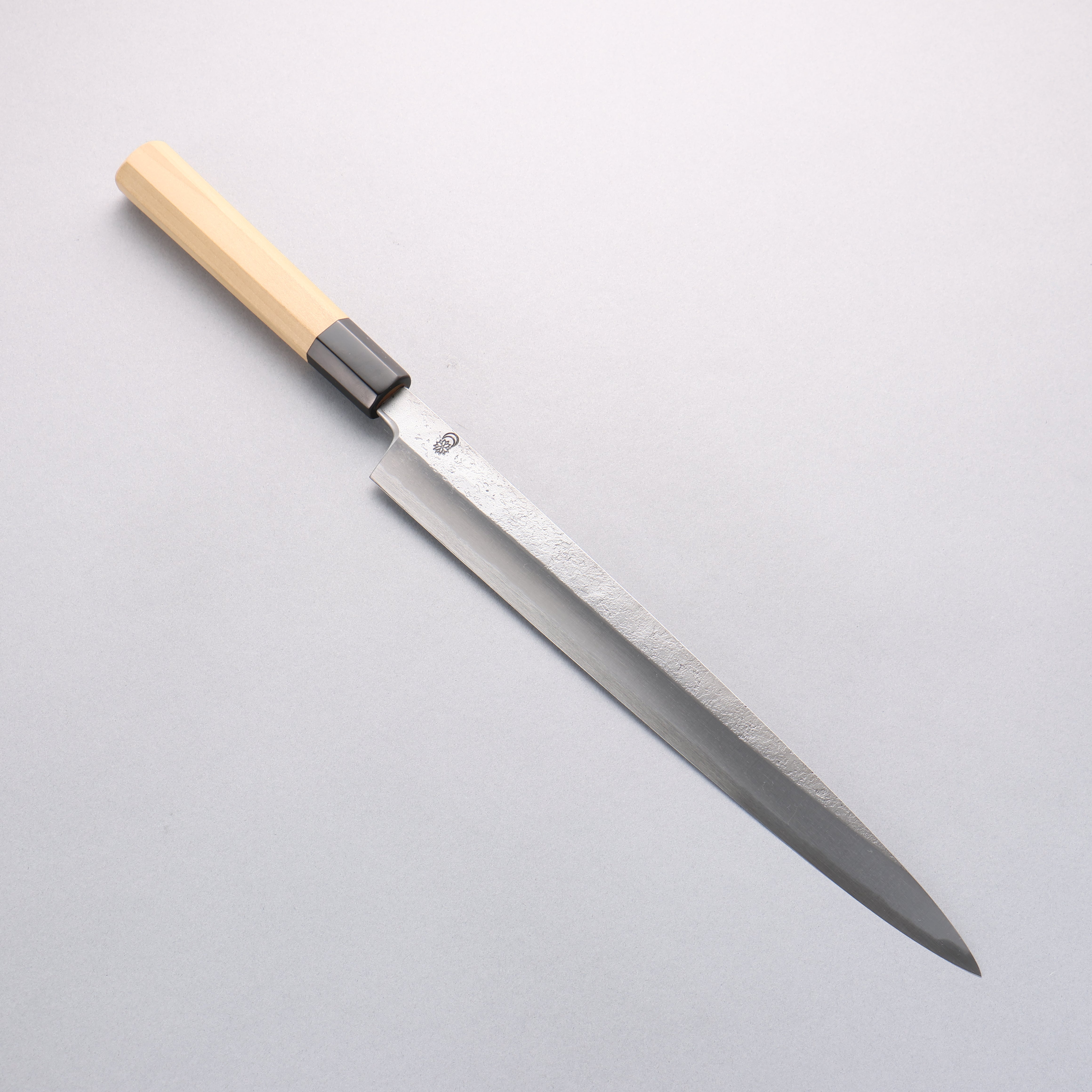 Premium Kikuzuki White Steel No.2 Nashiji Yanagiba 300mm Sushi Knife - Magnolia Wood Handle - Professional Japanese Sashimi & Sushi Chef Knife for Precision Cutting & Food Presentation