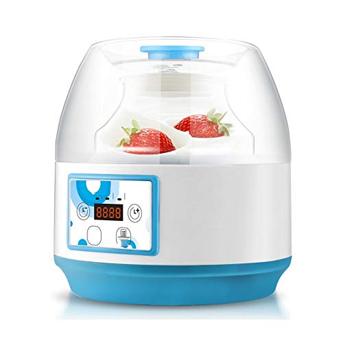 Electric Yogurt Maker with Glass Liner - Automatic Multifunction Natto, Rice Wine & Fruit Enzyme Fermenter for Homemade Yogurt, Cheese & Probiotic Foods - Perfect for Kitchen, Dorm & Healthy Lifestyle