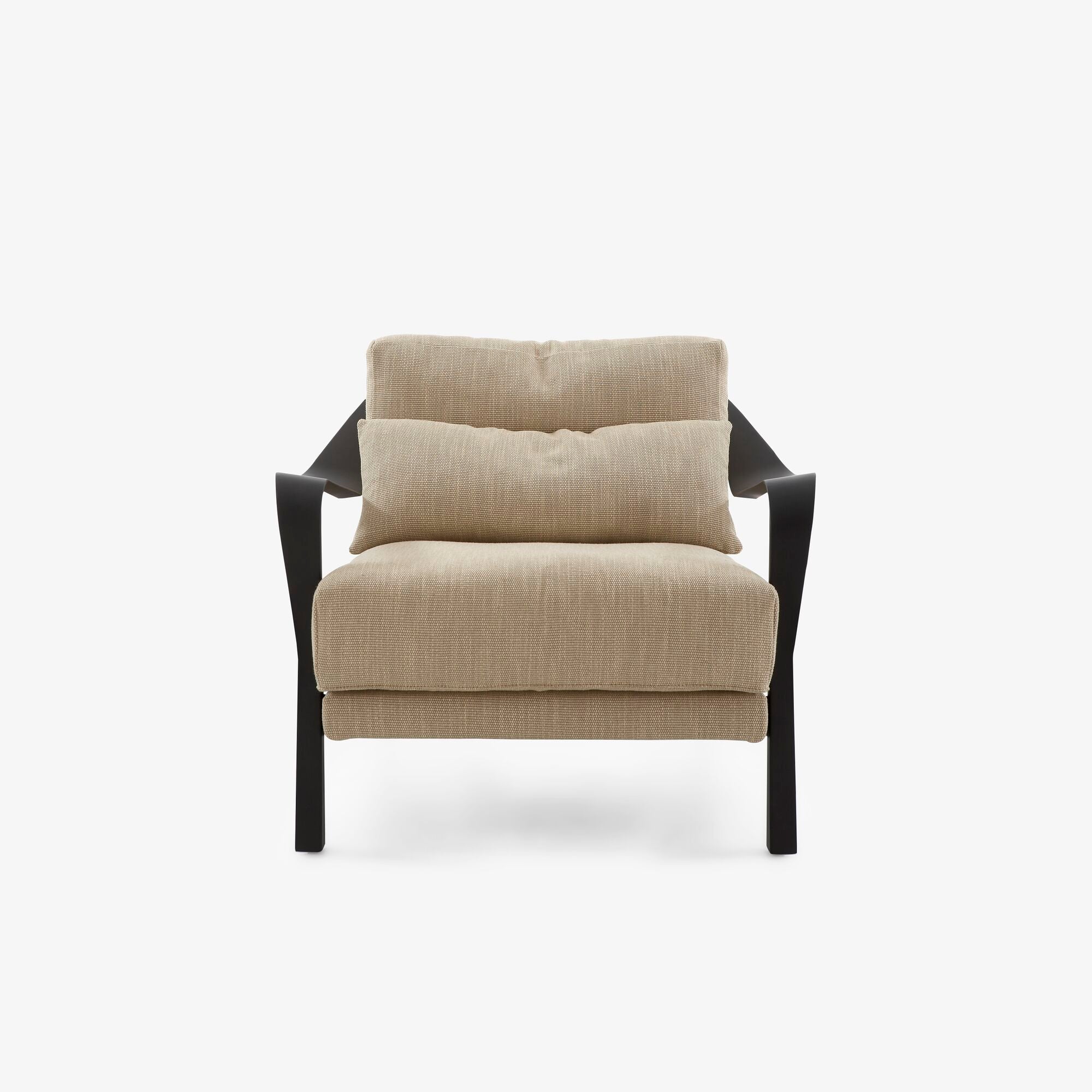 Modern Cityloft Aluminum Armchair with Arms - Stylish & Durable Lounge Chair for Living Room, Office, or Patio