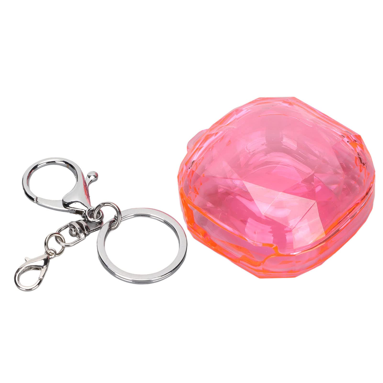 Clear Shockproof PC Protective Case with Keychain for Samsung Galaxy Buds Live/Pro/2 - Portable Charging Case Cover | Perfect for Travel, Gym & Daily Use