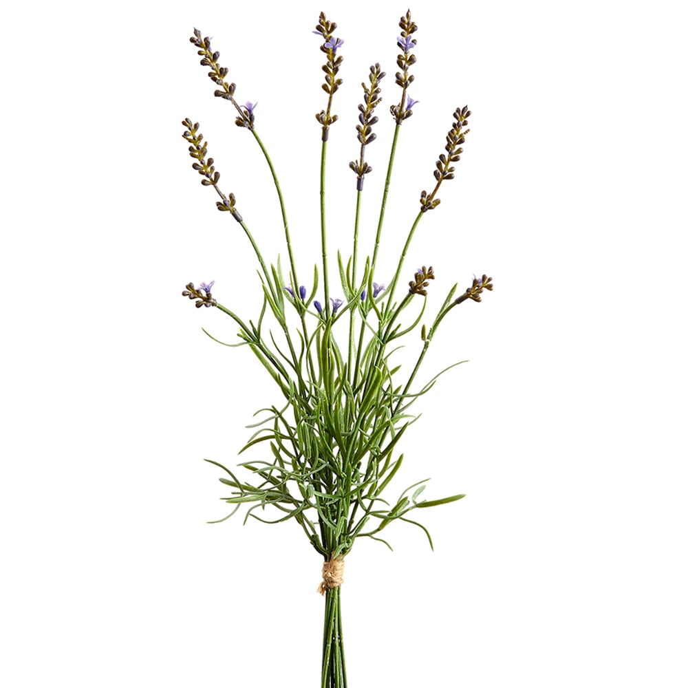 16-Pack Artificial Lavender Stems - Realistic Faux Lavender Flowers for Home Decor, Wedding Centerpieces & DIY Crafts (12 Stems per Bundle) - Perfect for Bouquets, Table Arrangements and Farmhouse Style Decor