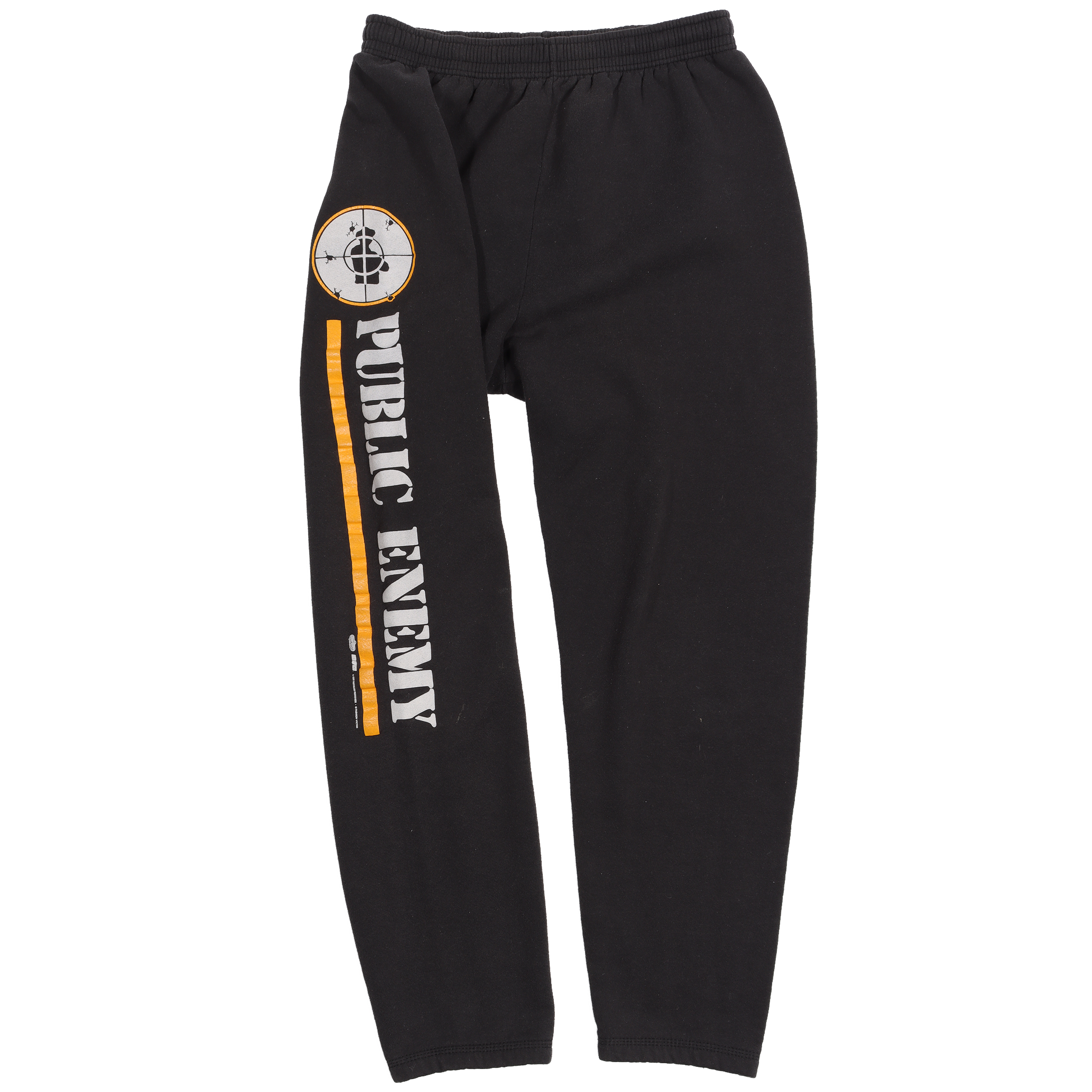 Vintage 1990's Public Enemy Sweatpants - Retro Hip Hop Joggers for Men & Women - Perfect for Casual Wear, Street Style & Hip Hop Fashion