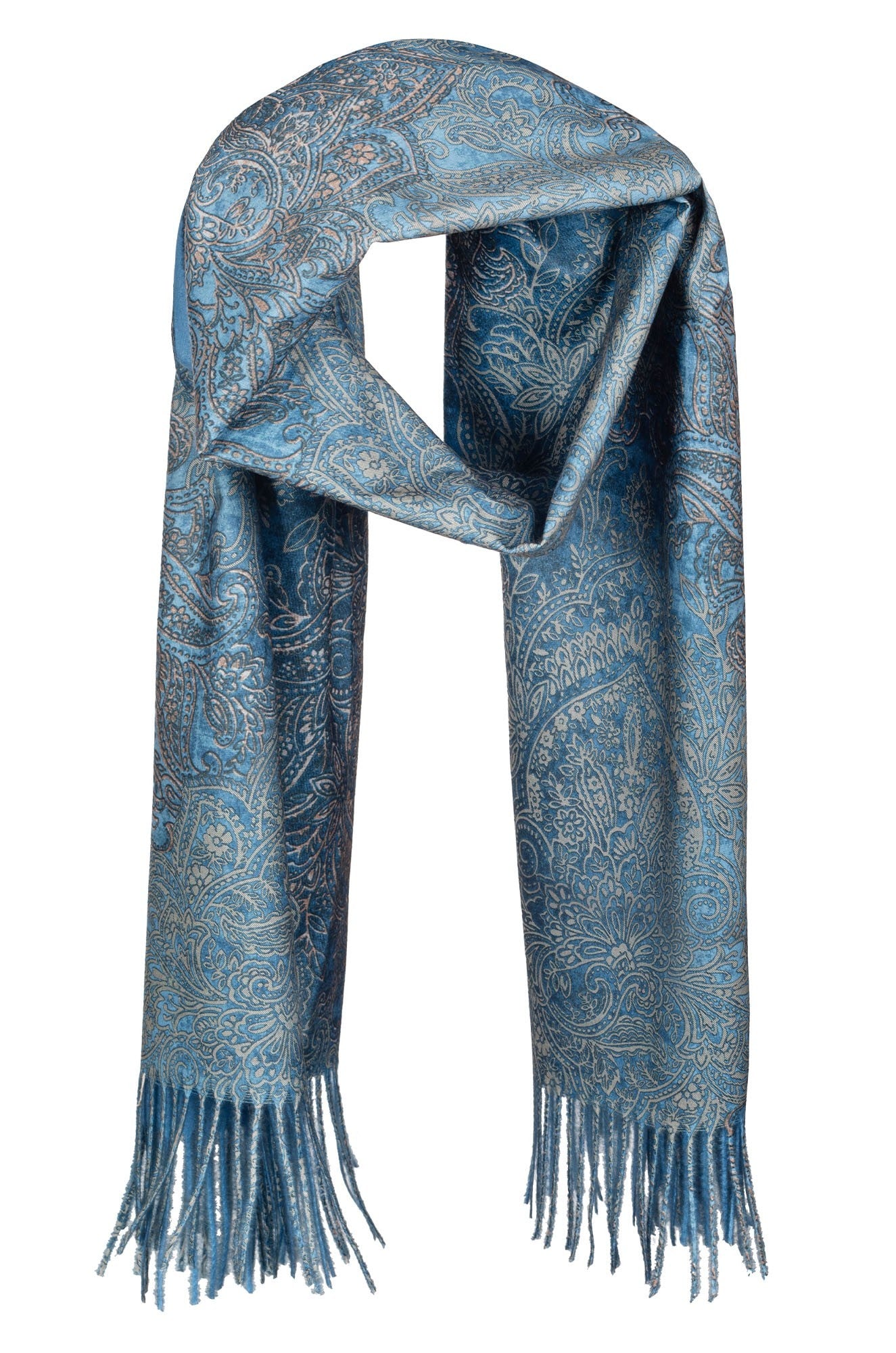 Blue Scarf for Women - Soft & Stylish Winter Accessory - Perfect for Cold Weather & Fashion Outfits
