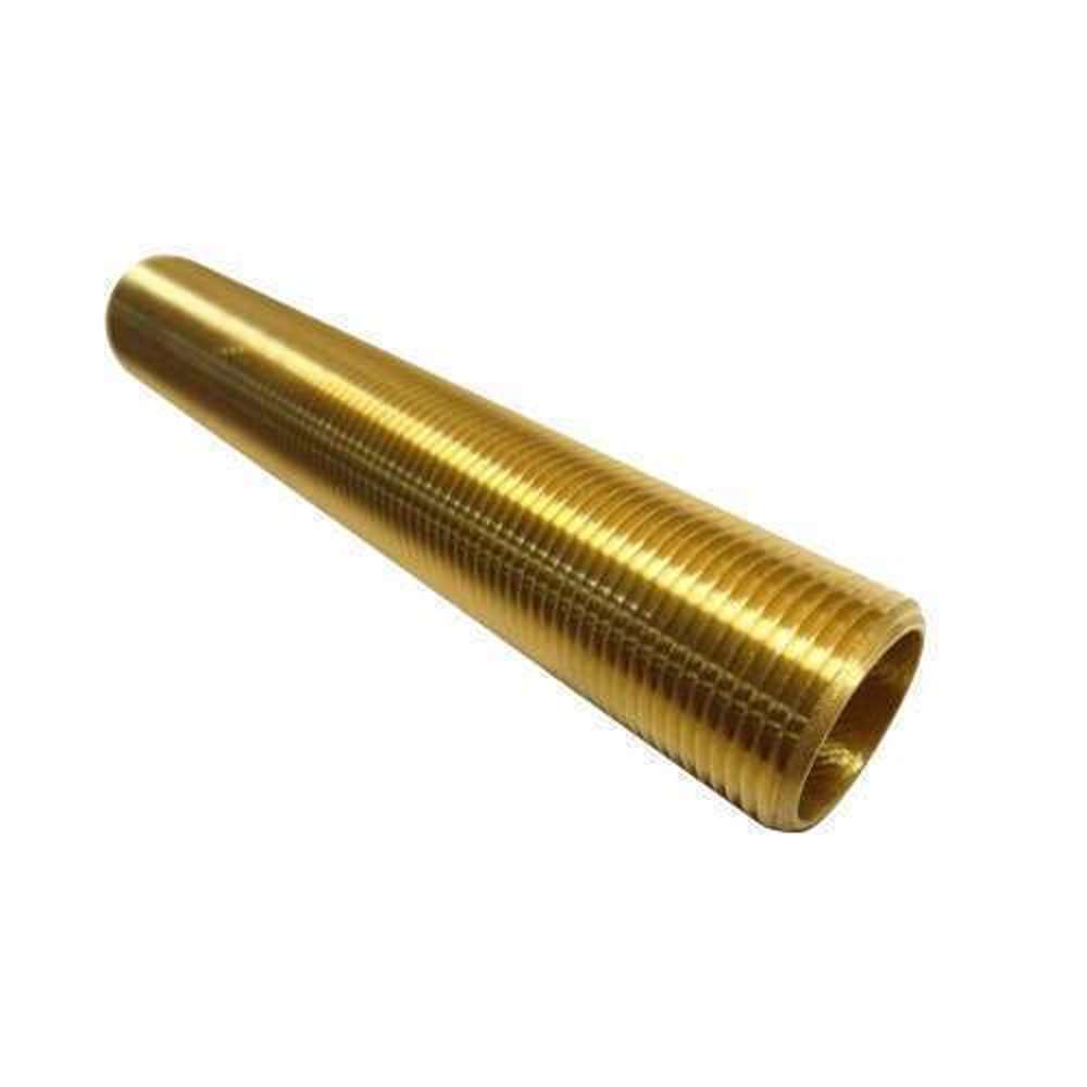 Premium Brass Barrel Nipple 15mm x 300mm - Heavy Duty Pipe Fitting for Plumbing, Gas Lines & Industrial Applications