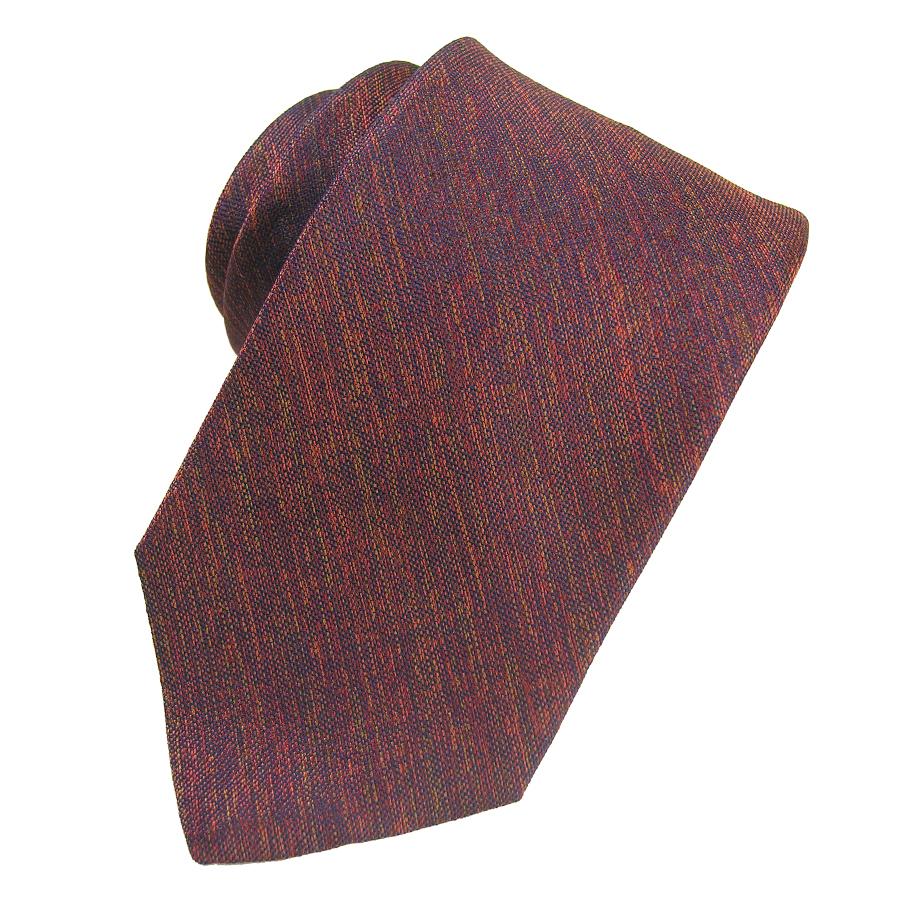Elegant Orange Melange Solid Silk Tie for Men - Perfect for Business, Weddings & Formal Events