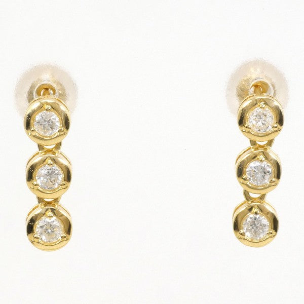 18K Yellow Gold Diamond Earrings for Women - Luxury Dangle Earrings with Real Diamonds - Perfect for Weddings, Parties & Special Occasions