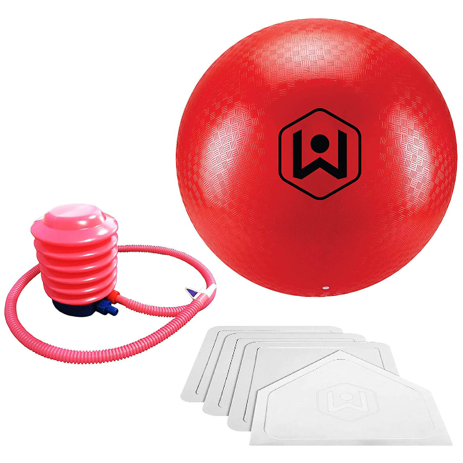 Wicked Big Sports Kickball - Official Size Playground Ball for Kids & Adults - Perfect for School PE, Backyard Games, and Team Sports